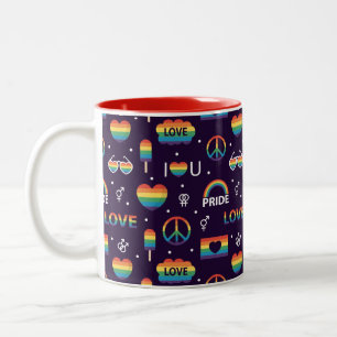 Taza Bicolor Mug del orgullo LGBTQ