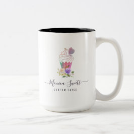 Taza Bicolor Mug. del portador de bolígrafo de la oficina de la