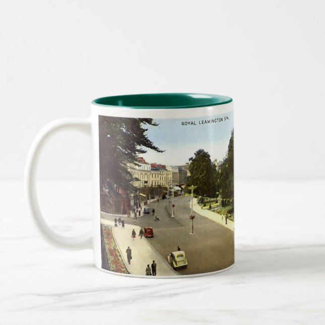 Taza Bicolor Mug. del spa Leamington (Izquierda)