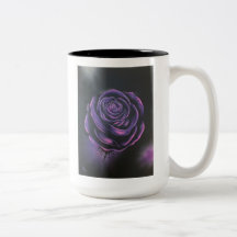Mug Drinkware "Purple Rosa"