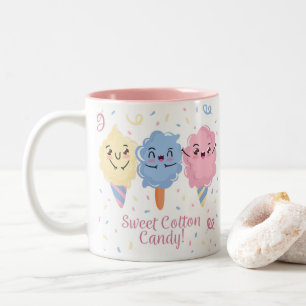Taza Bicolor Mug. dulce de algodón