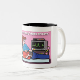 TAZA BICOLOR MUG ECG FUNNY