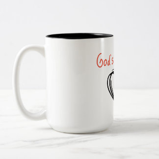 Taza Bicolor Mug - ¡El Favorito de Dios - Yo!