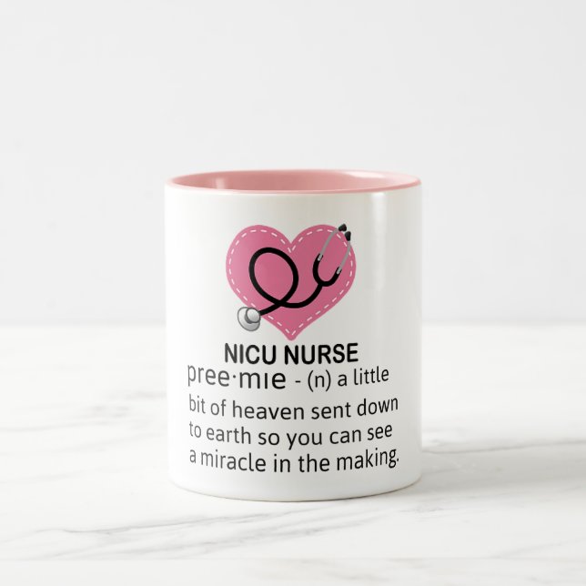 TAZA BICOLOR MUG "ENFERMERA NICU" (Centro)