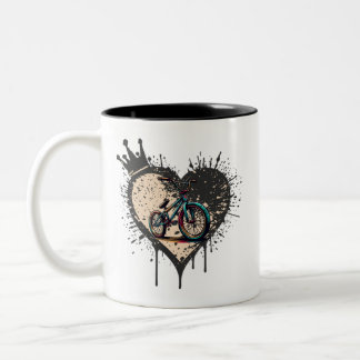 Taza Bicolor Mug Entusiast de ciclismo