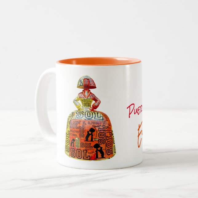 Taza Bicolor Mug España de dos tonos (Anverso izquierdo)