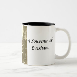 Taza Bicolor Mug. Evesham Souvenir