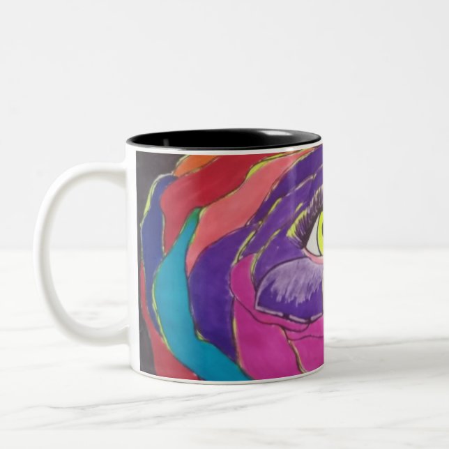 Taza Bicolor Mug Excelencia Floreciente (Izquierda)