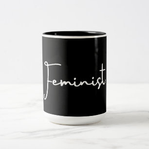 Taza Bicolor Mug feminista - Empoderamiento de los derechos de