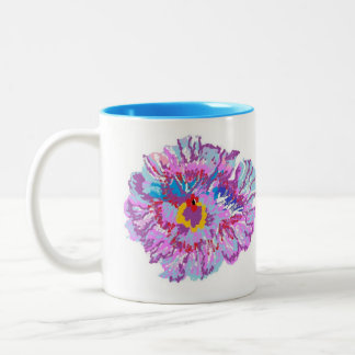 Taza Bicolor Mug: Flor Hibiscus
