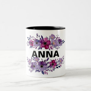 TAZA BICOLOR MUG FLORAL