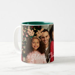 Taza Bicolor Mug fotográfico de Navidades personalizados