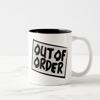Taza Bicolor Mug fuera de orden