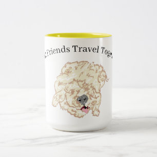 Taza Bicolor Mug: Goldendoodle