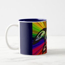 Taza Bicolor Mug honu hawaiano
