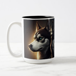 Taza Bicolor Mug HUSKY