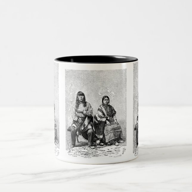 Taza Bicolor Mug indio americano (Centro)