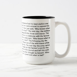 Taza Bicolor Mug inspiradora - El caballo