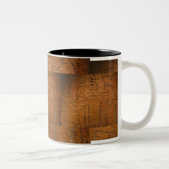 Taza Bicolor Mug. jeroglífico egipcio (Derecha)