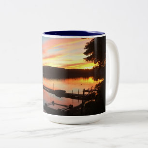 Taza Bicolor MUG Jimette Design Lac-des-Plages