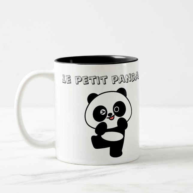 Taza Bicolor Mug Le Petit panda  (Izquierda)