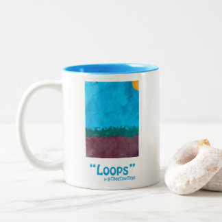 Taza Bicolor Mug "Loops"