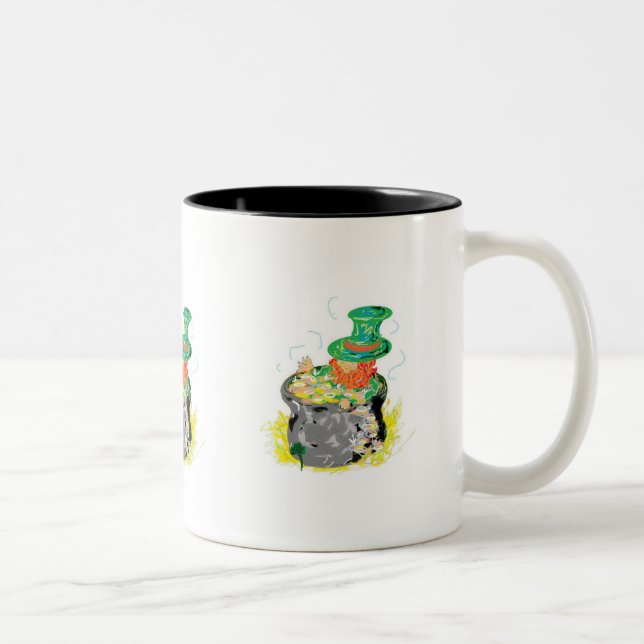 Taza Bicolor Mug Luck of the Irish (Derecha)