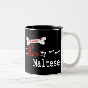 Taza Bicolor Mug maltés (me encanta)
