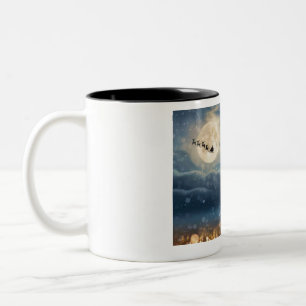 Taza Bicolor Mug Merry Christmas