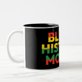 Taza Bicolor Mug Mes de Historia Negra