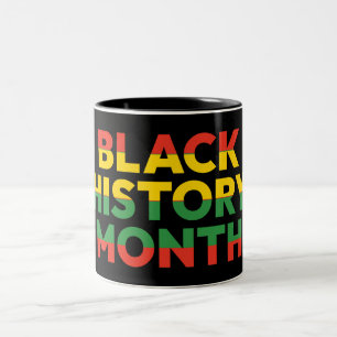 Taza Bicolor Mug Mes de Historia Negra