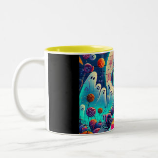 Taza Bicolor "Mug mezclador iluminado por luna"