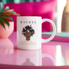 Taza Bicolor Mug Minimalista moderna femenina