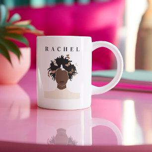 Taza Bicolor Mug Minimalista moderna femenina