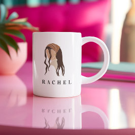 Taza Bicolor Mug Minimalista moderna femenina