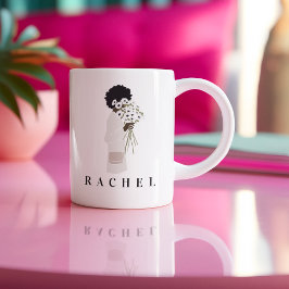 Taza Bicolor Mug Minimalista moderna femenina