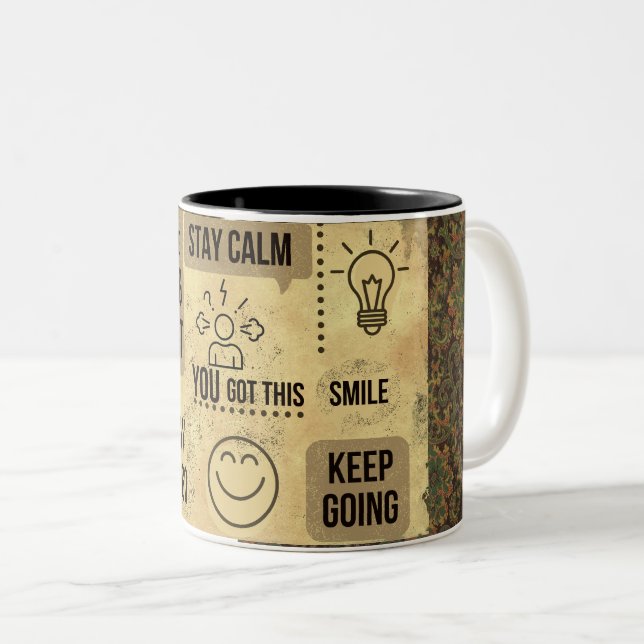 Taza Bicolor Mug motivacional (Anverso derecho)