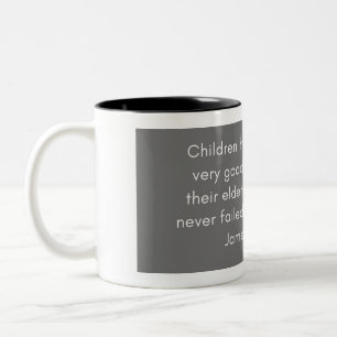 Taza Bicolor Mug. motivacional de James Baldwin