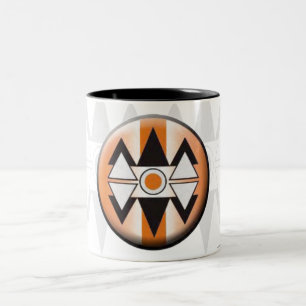 Taza Bicolor Mug nativo americano
