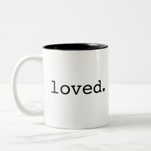 Taza Bicolor Mug negro adorado