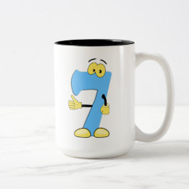 Taza Bicolor Mug numerada
