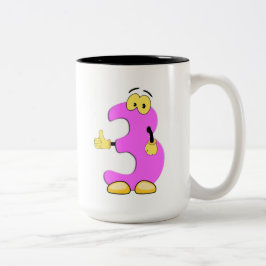 Taza Bicolor Mug numerada