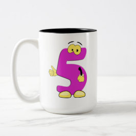 Taza Bicolor Mug numerada