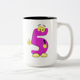 Taza Bicolor Mug numerada