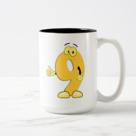 Taza Bicolor Mug numerada