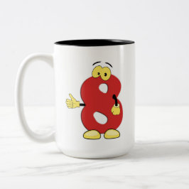 Taza Bicolor Mug numerada