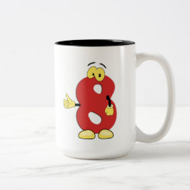 Taza Bicolor Mug numerada