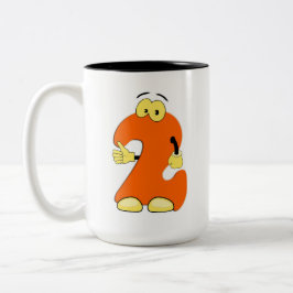 Taza Bicolor Mug numerada