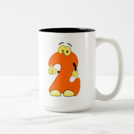 Taza Bicolor Mug numerada