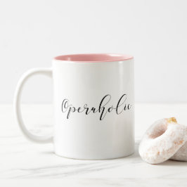 Taza Bicolor Mug operaholic